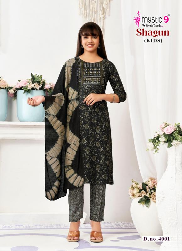 Mystic9 shagun (kids) vol 4 wholesale western kurties in ahemdabad